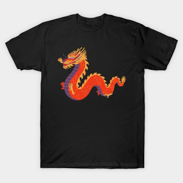 Dragon T-Shirt by Designuper